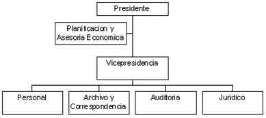 Autoridad formal - Símbolos y referencias convencionales de mayor uso en un organigrama