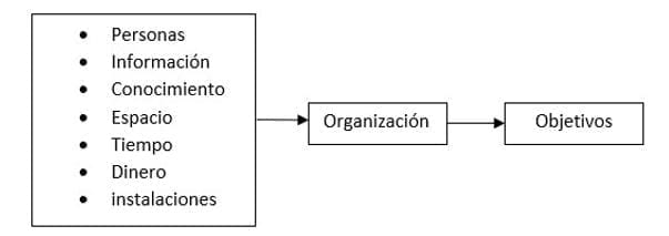 Una organización es un sistema de recursos encaminados a realizar un objetivo. (Amaru Maximiano, 2009) 