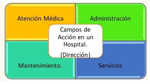 Campos de Acción en la Administración Hospitalaria