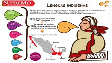 Lenguas indígenas en México. Fuente: imágenes google (2019)