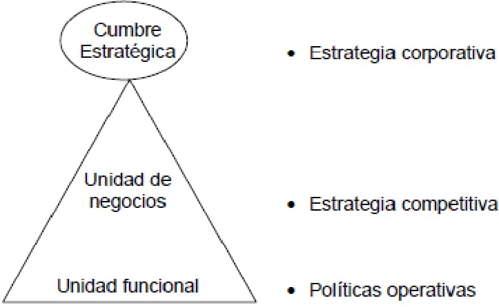 Figura 6: Niveles de estrategias