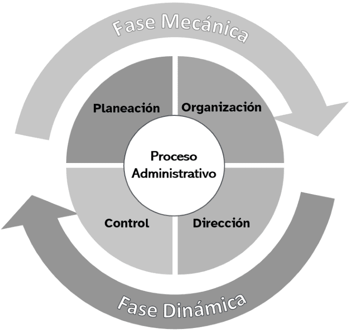 Distinción entre fases y etapas del proceso administrativo